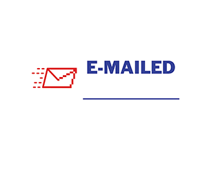 EMAILED Color Red/Blue