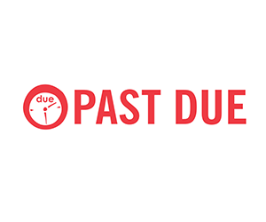 Past Due Stamp