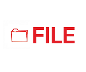 Red-On File stamp