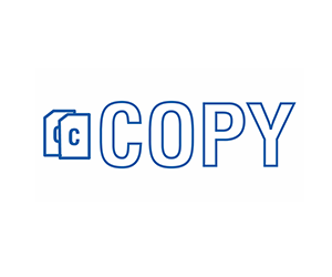 Blue-Copy Stamp