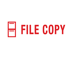 Red-File Copy Stamp