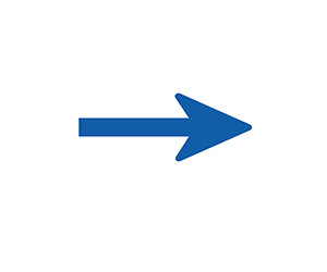 Icon Stamp- Blue rrow