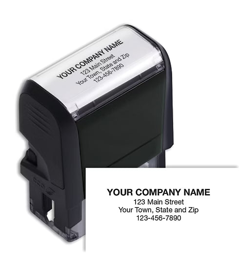 Self-Inking Name and Address Stamp - 4 Lines product image