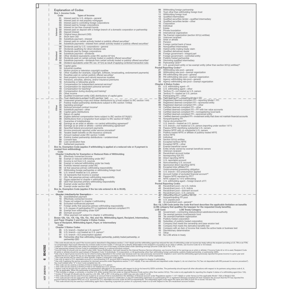 2026 1042-S Recipient Federal Copy C Forms