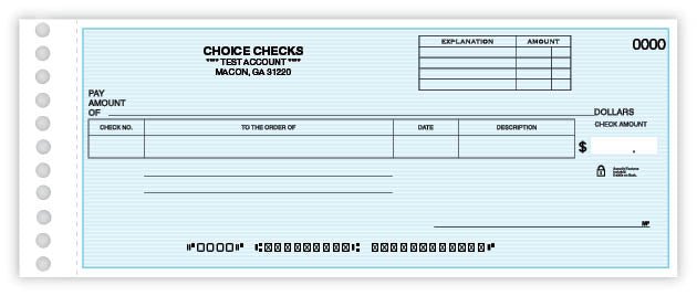 Compact General Expense Check
