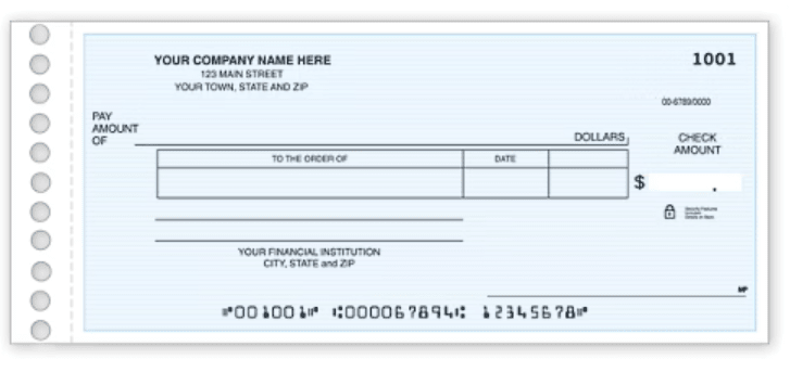 Disbursement Check