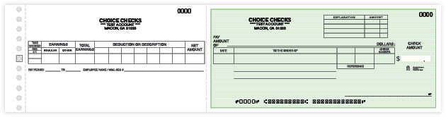 Payroll/General Expense Check
