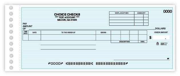Compact Check – Blue