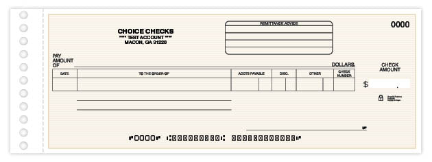Accounts Payable Check