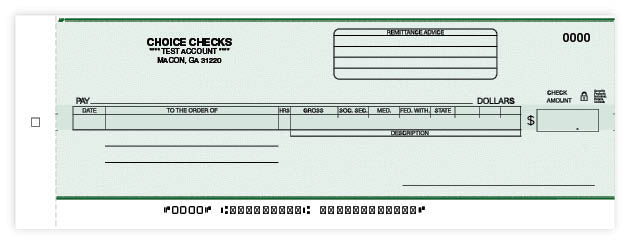 Payroll/General Disbursement Center Check-2 Part