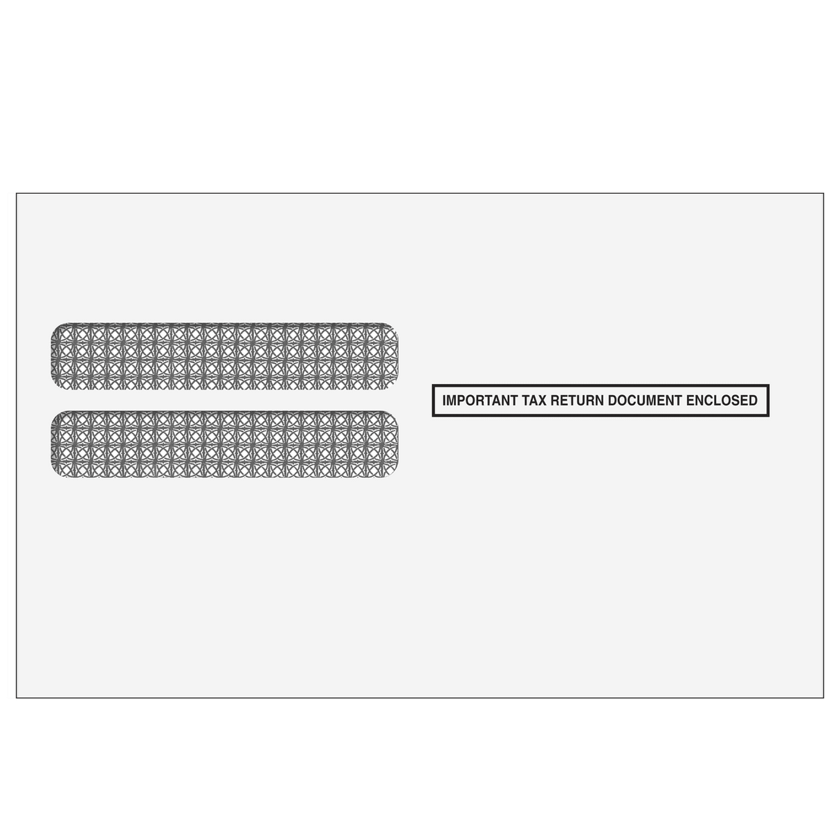 Alternate 4-Up W-2 Double Window Envelopes - Quadrant (Moisture Seal)