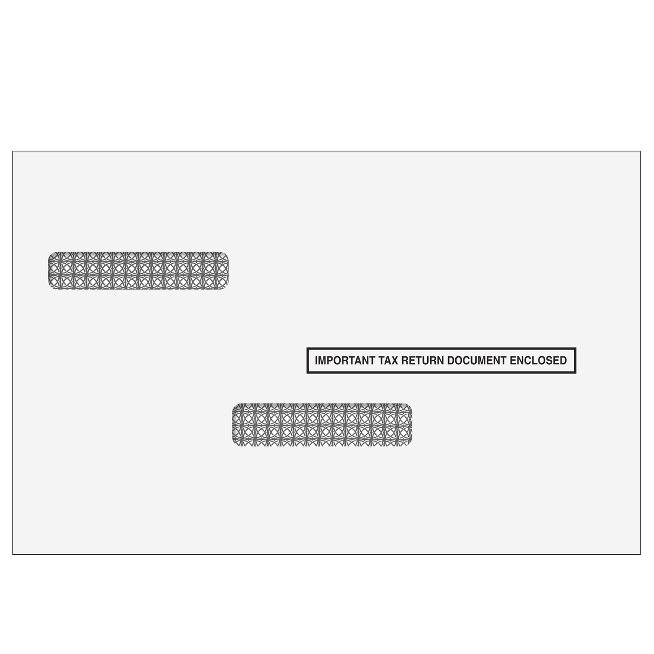 W-2/1099 Double Window Envelopes - Universal (Moisture Seal) - 25 Qty