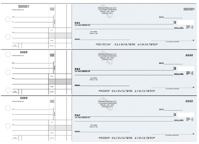 3-On-A-Page Manual Checks