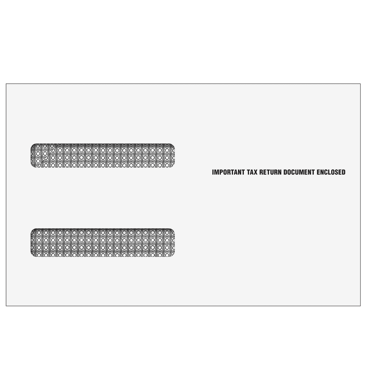 4-Up W-2 Double Window Envelope (Moisture Seal)