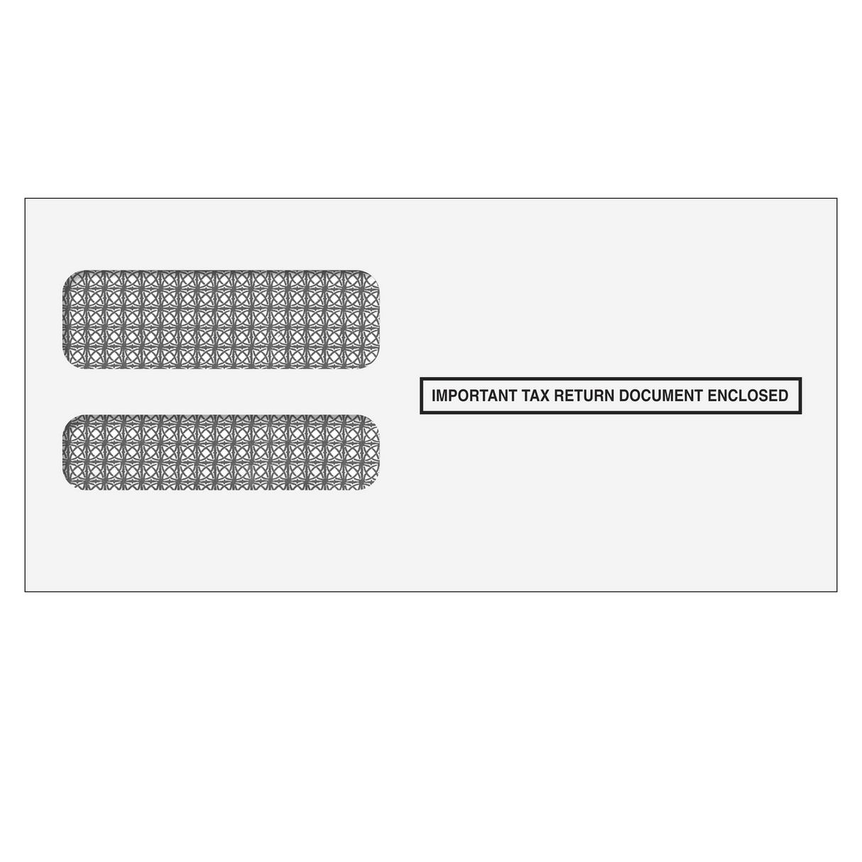 3up W-2 Double Window Envelopes (Moisture Seal)