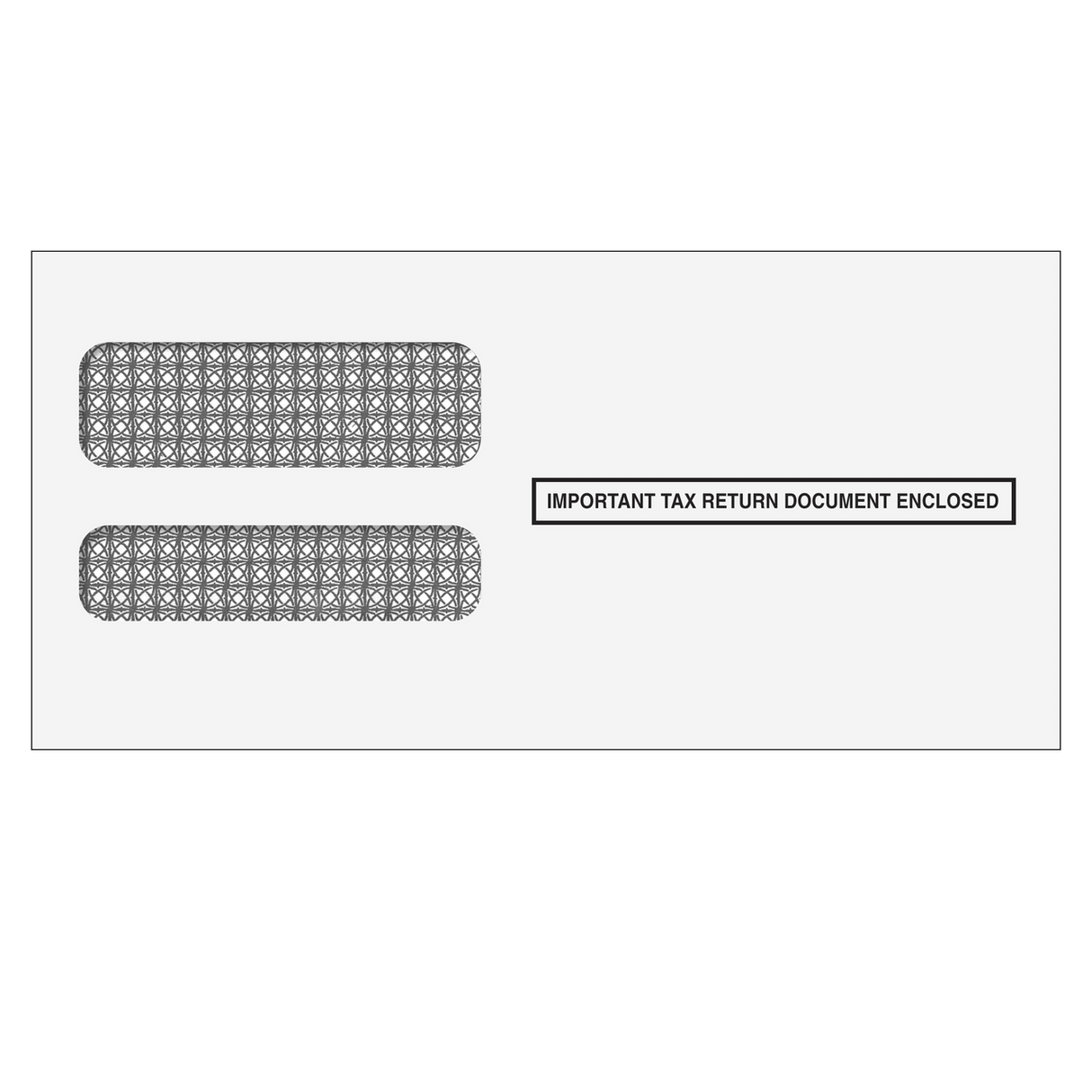 2026 W-2 3-Up Self Seal Double Window Envelope