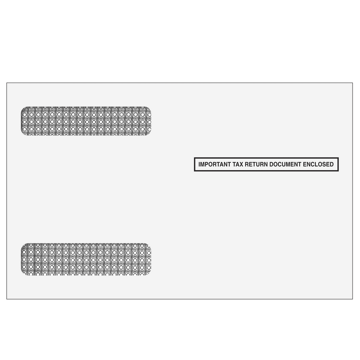 2026 W-2 4-Up Horizontal Self Seal Double Window Envelope for BW24DWNA
