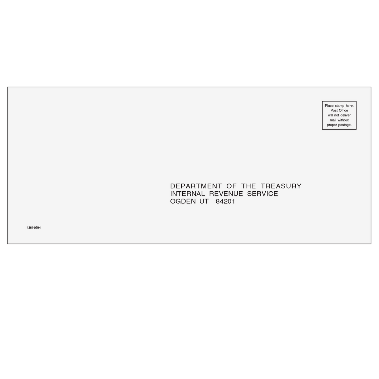 1040, 1065, 1120, 1120-S Envelope