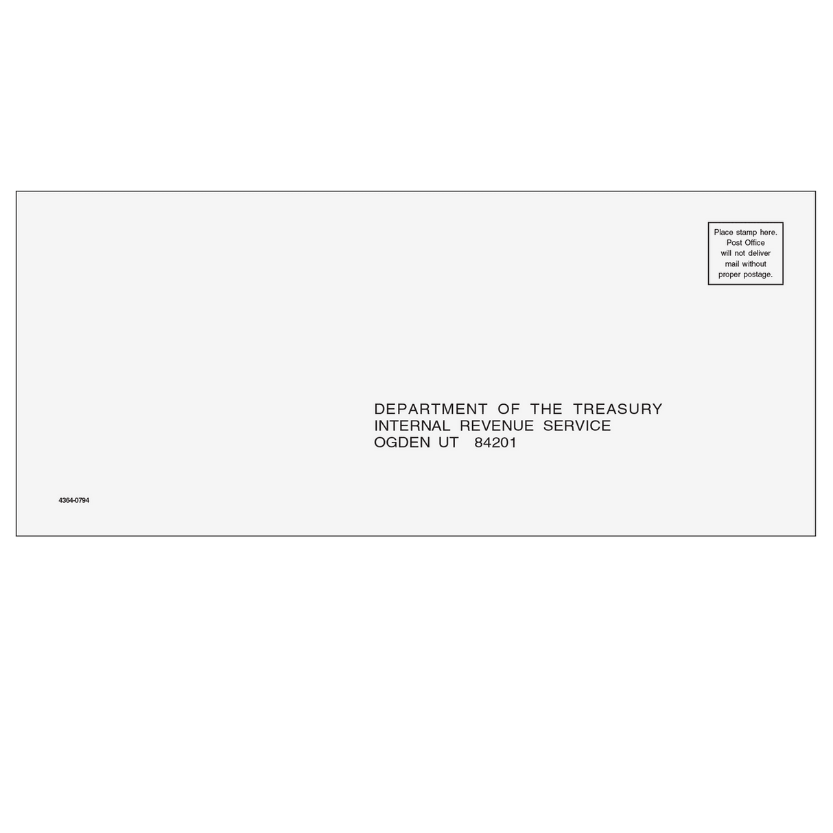 1040, 1065, 1120, 1120-S Envelope