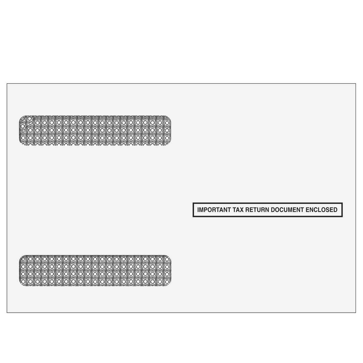 2026 W-2 4-Up Horizontal Self Seal Double Window Envelope