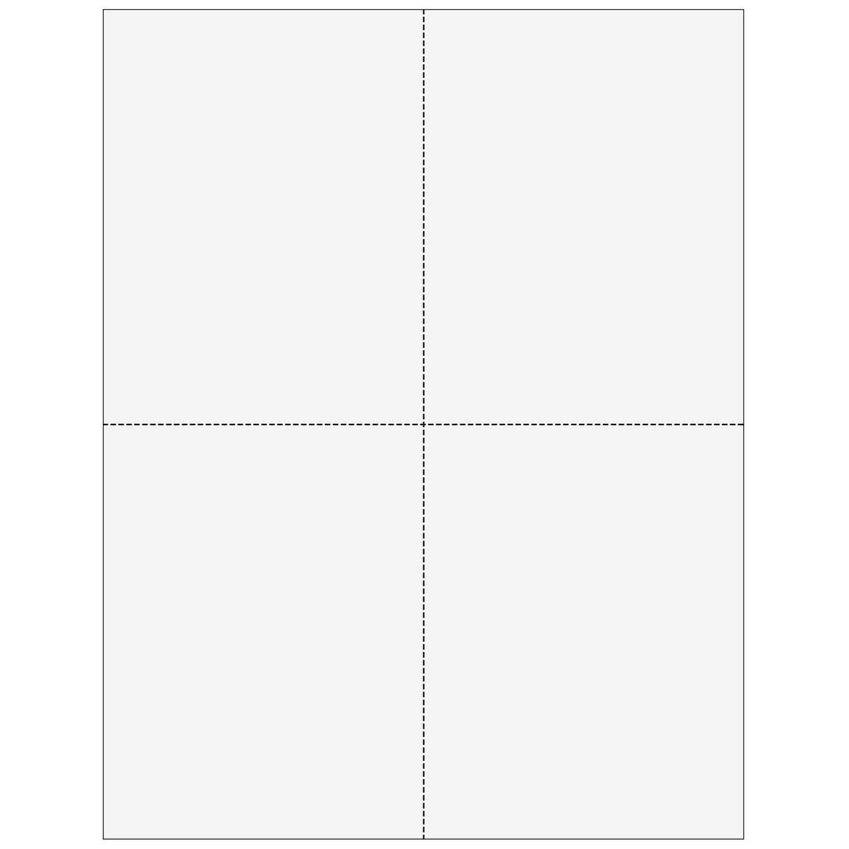 2026 W-2 4-Up 24 lb Blank Laser Paper for High-Speed Inserting Equipment