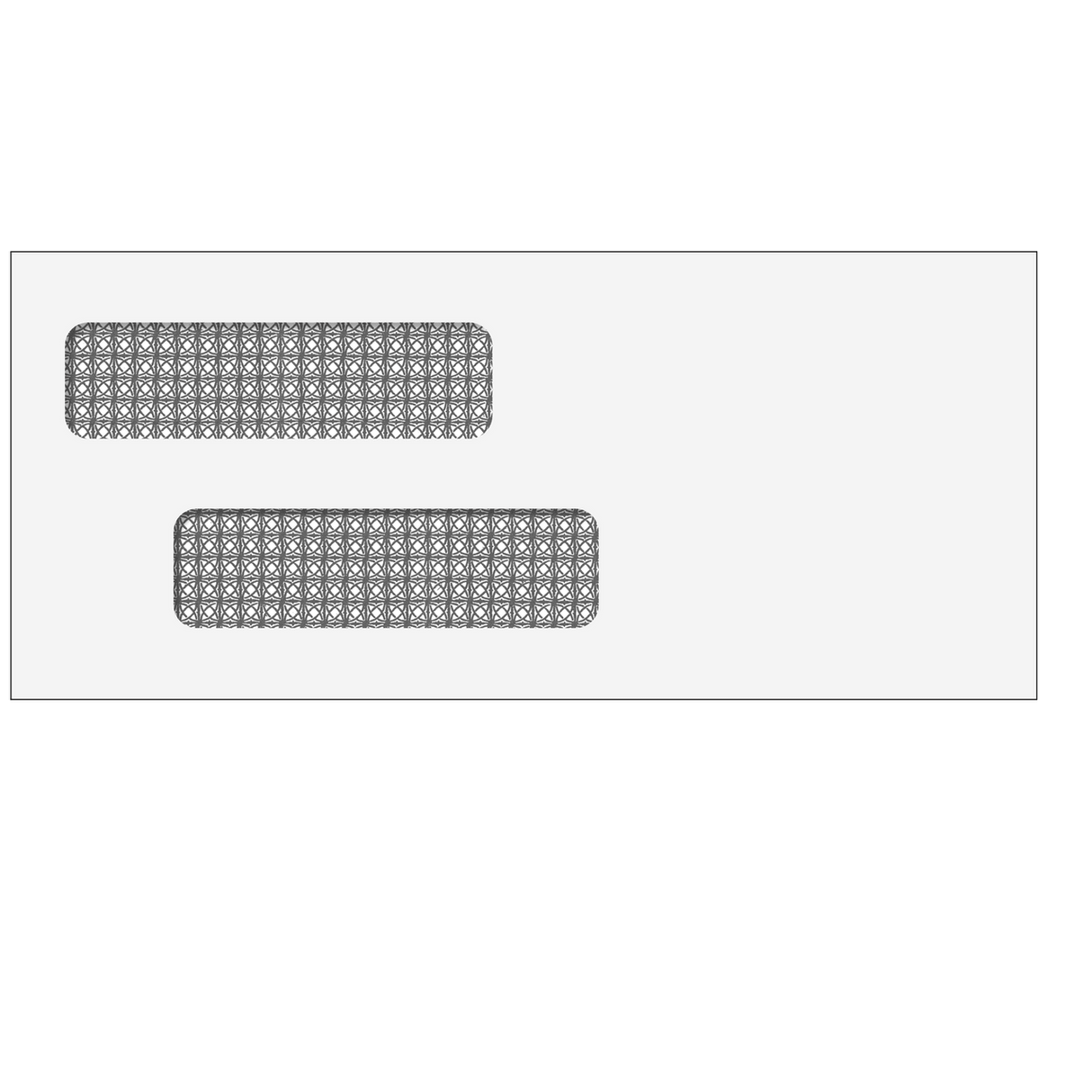 Double Window Envelope (Self Seal) 3 7/8 x 8 7/8- 500 Qty business envelope