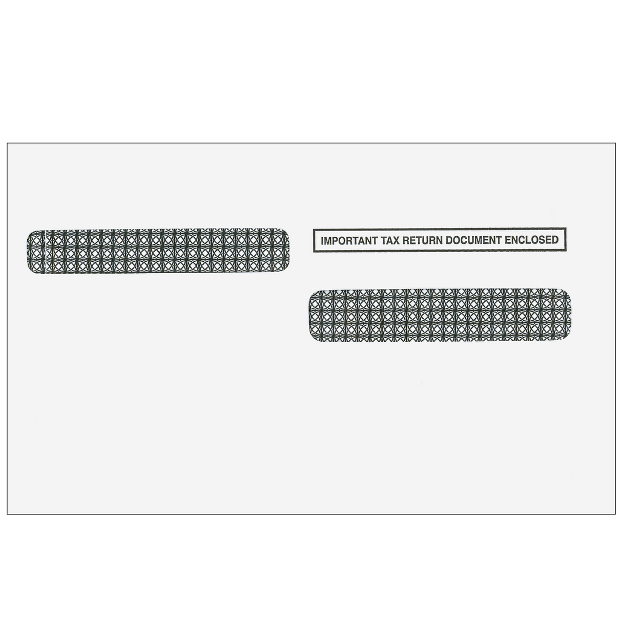4-Up W-2 Double Window Envelope - Alternate Version
