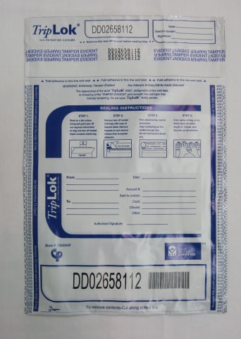 TripLok Bag 9 x 12 / White 100 - Choice Checks