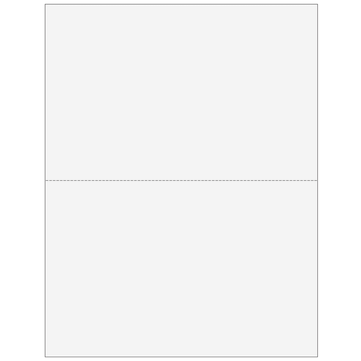 2026 1099 2-Up Blank Laser Paper with 1099-MISC Instructions on Both Panels