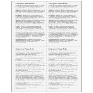 2026 W-2 Employer 4-Up Quadrant Copies 1/D Preprinted Laser Forms