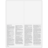 W-2 Employee Copies 2/2/B/C - 4up Quadrant - 25 Qty