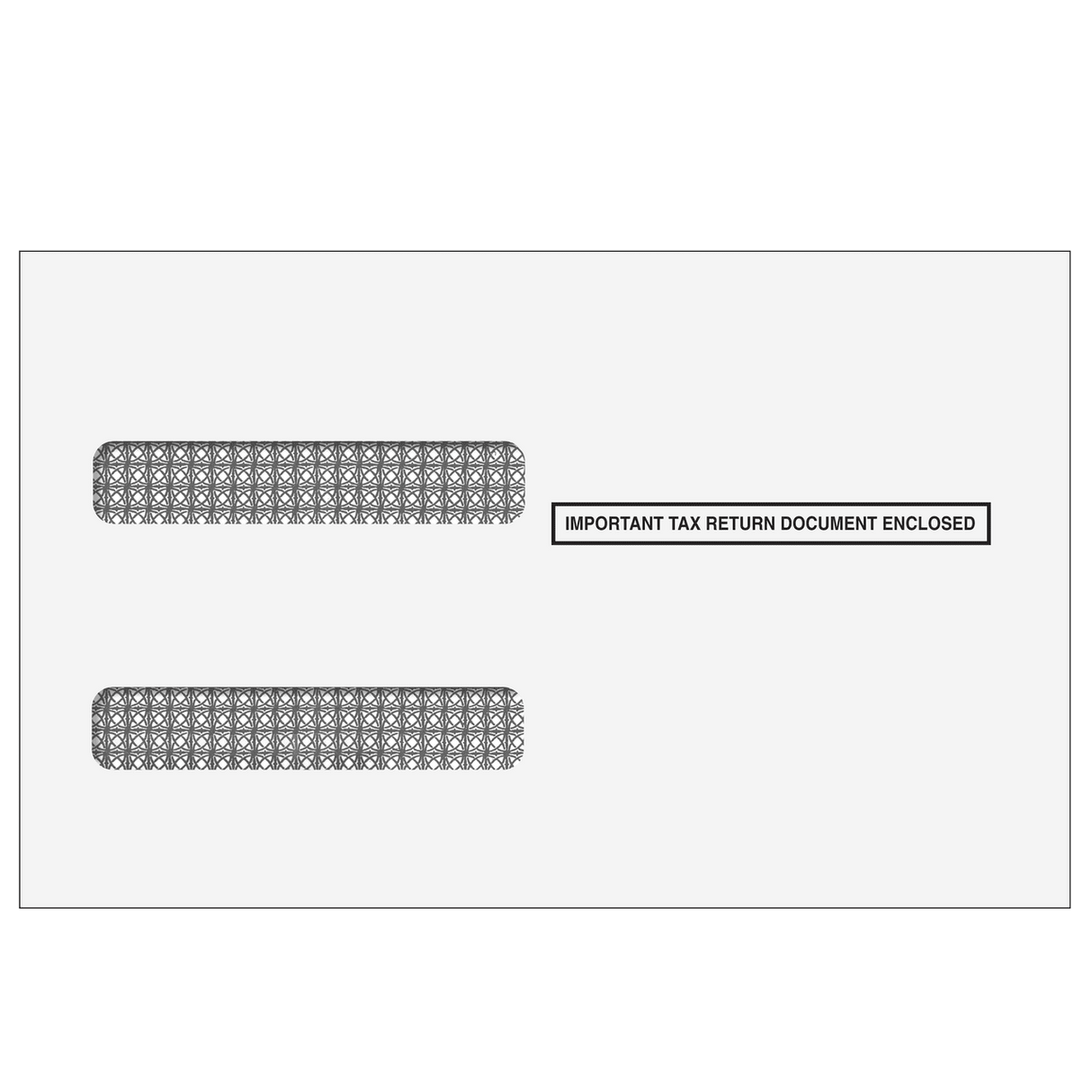 4-Up W-2 Double Window Envelope (for Inserting Equipment)