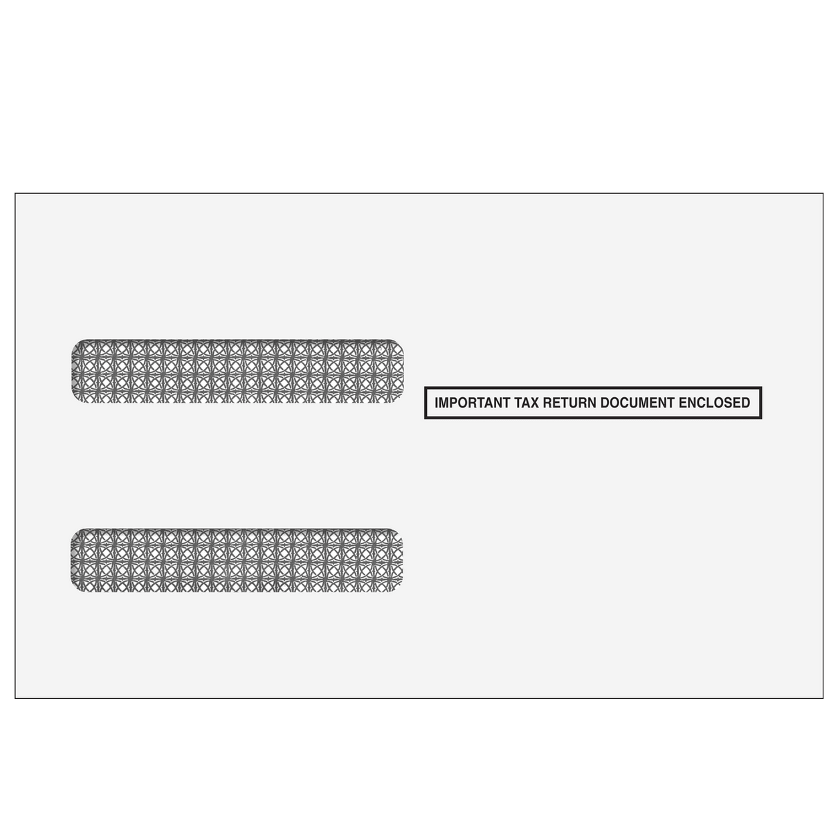 2026 W-2 4-Up Self Seal Double Window Envelope for High-Speed Inserting Equipment