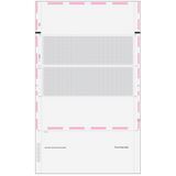 Pressure Seal EZ-Fold Blank W2 Form 4up Horizontal (with Instructions) - 500 Qty