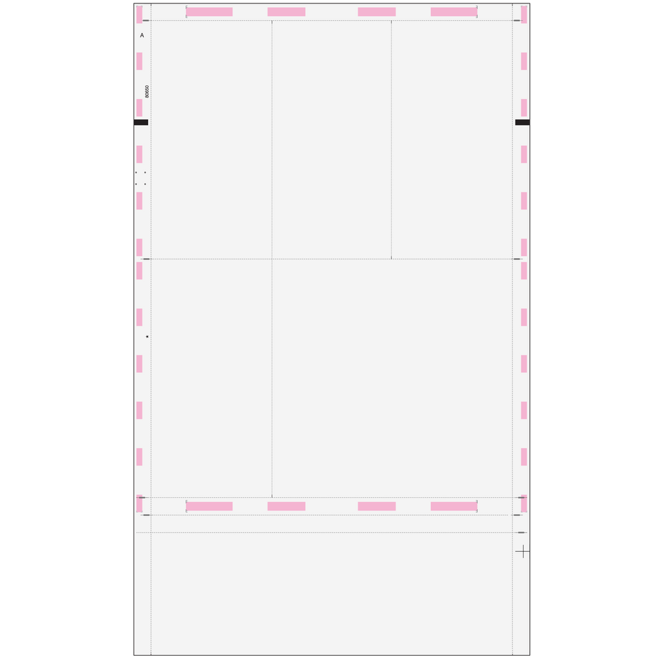 Pressure Seal Universal W2/1099 EZ-Fold Form (14") - 500 Qty