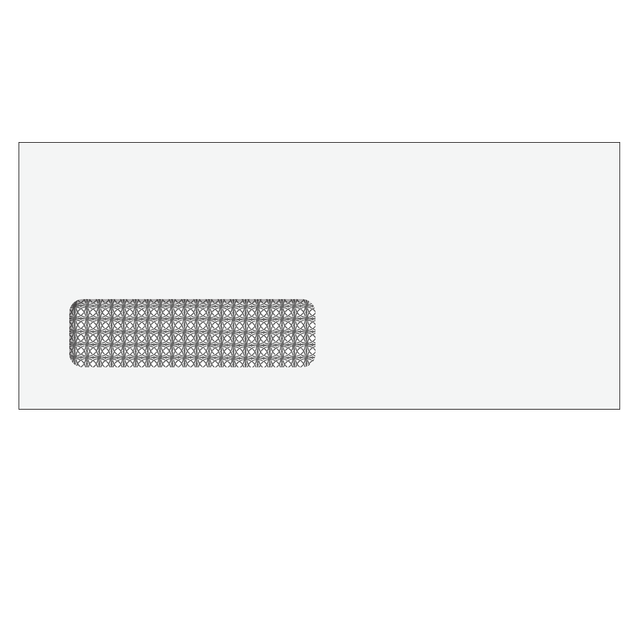 #9 Single Window Envelope (Moisture Seal) - 500/Box