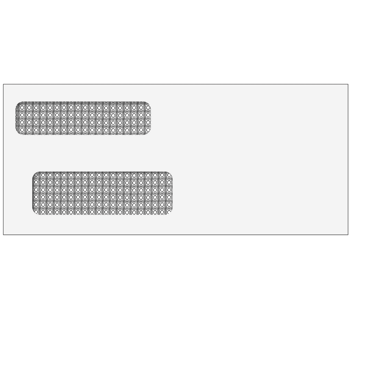 #9 Double Window Envelope (Moisture Seal) - 500 Qty
