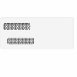 #10 Double Window Envelope (Self Seal) - 500/Box