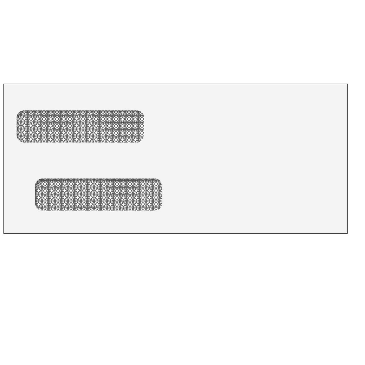 #10 Double Window Envelope (Moisture Seal)