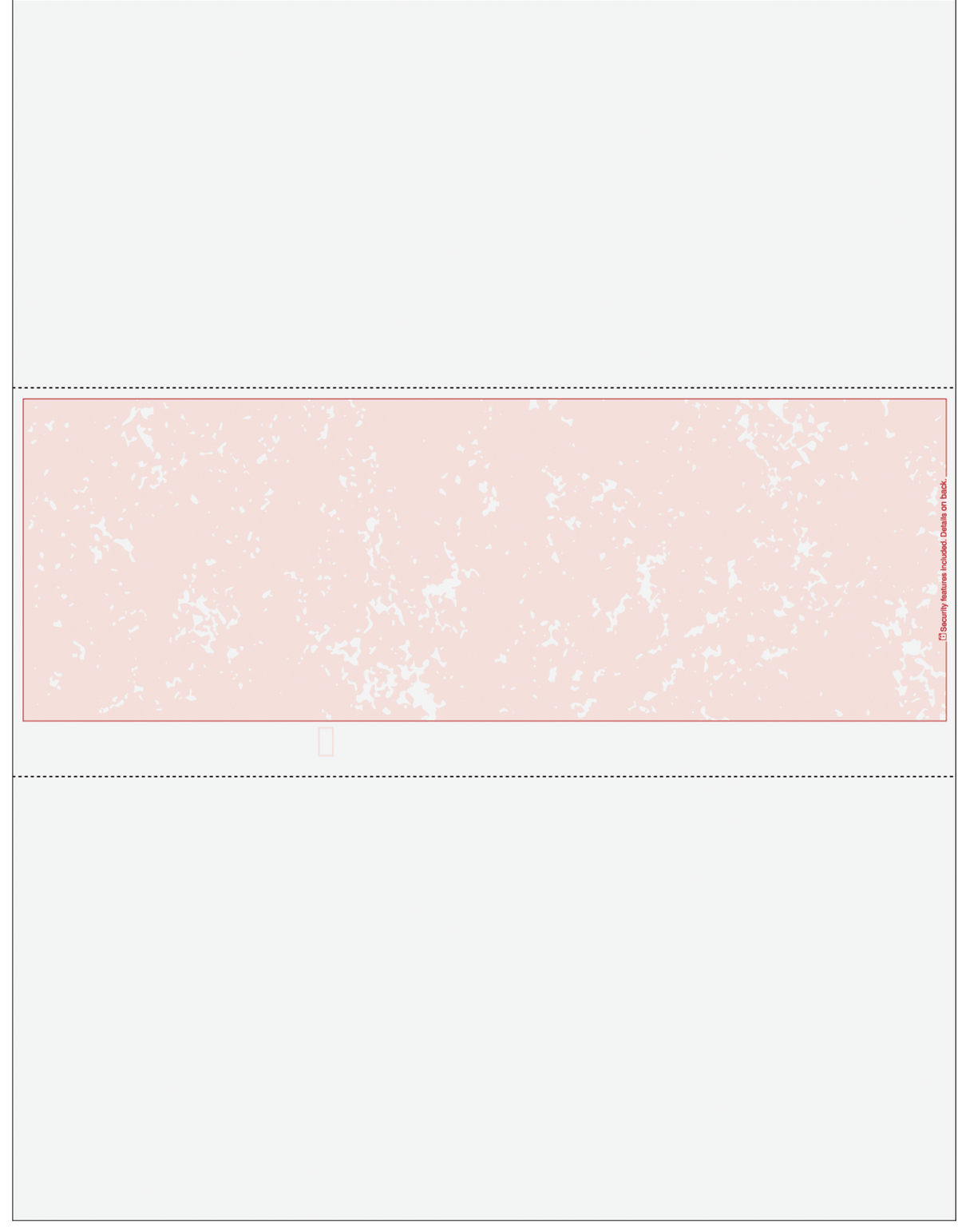 Marble Burgundy Blank Business Check In Middle