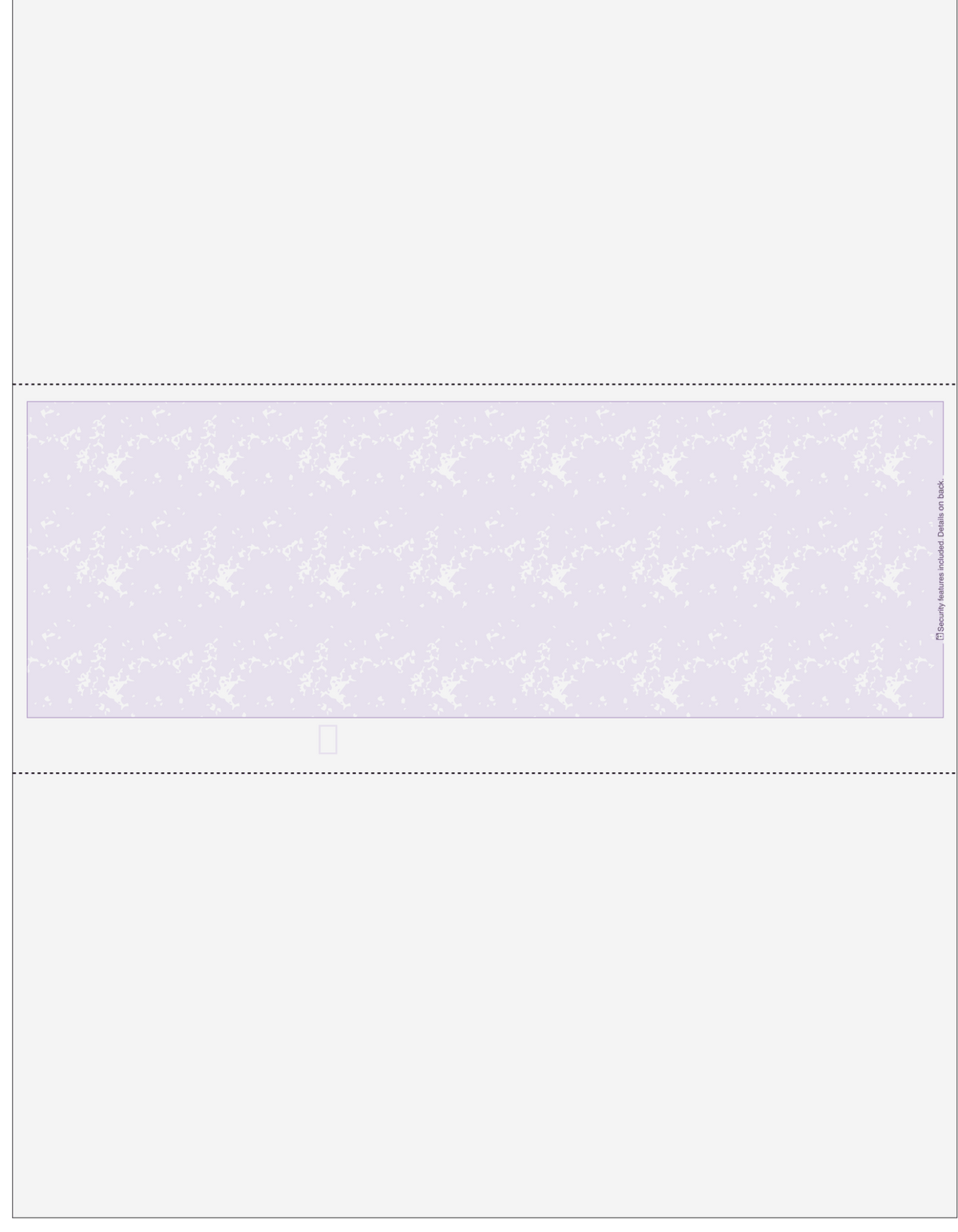 Marble Purple Blank Business Check In Middle