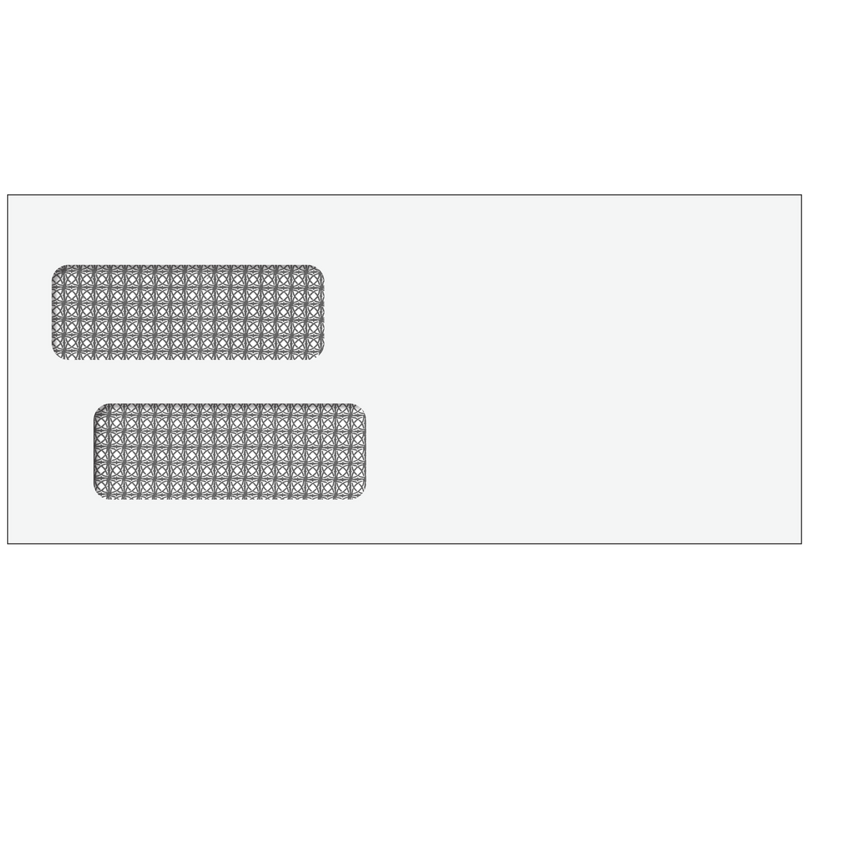 #10 Double Window Envelope (Moisture Seal)