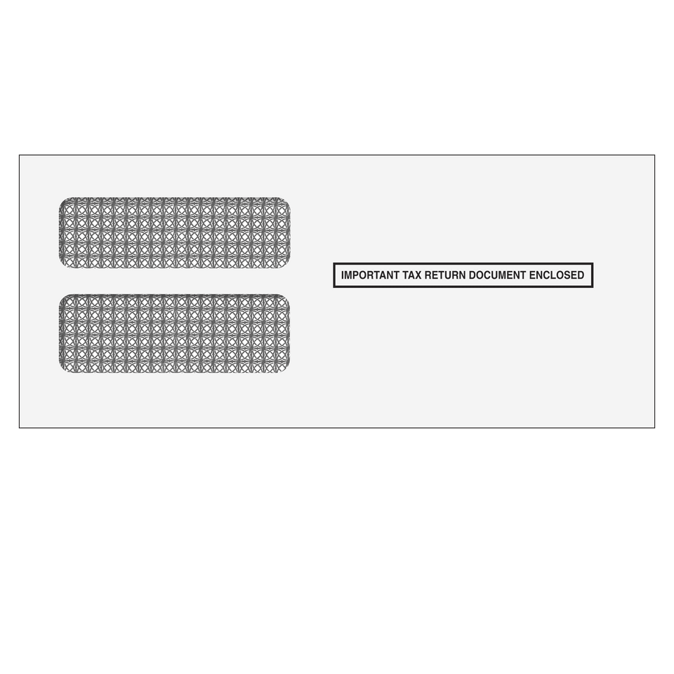 3up 1099 Double Window Envelope (Self Seal) (banded in 25's)