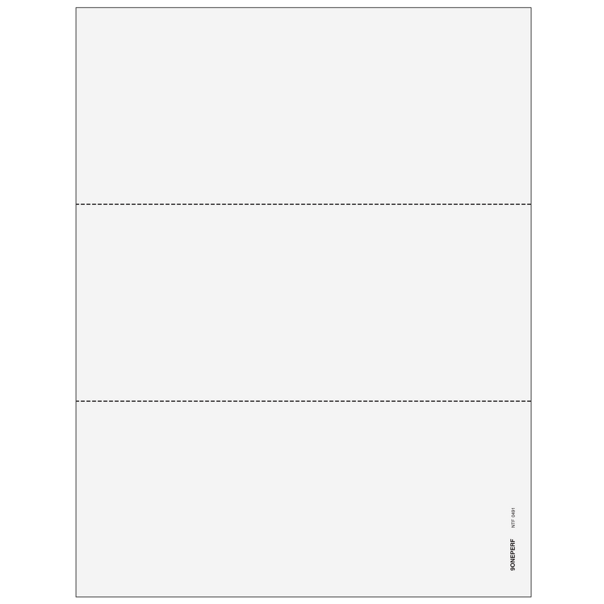2026 1099 3-Up Blank Laser Paper