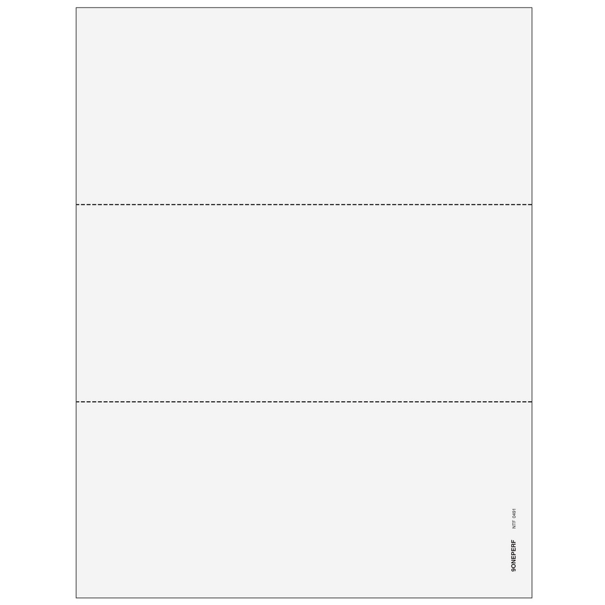 2026 1099 3-Up Blank Laser Paper
