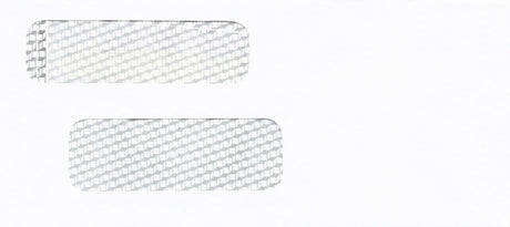 DBL WINDOW ENV/PEGBD PLAIN 8-1/16X3-5/8 24# WH WOVE/TRANSKRIT - Choice Checks