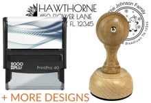 Designer Self-Inking & Premium Wood