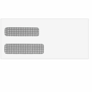 Double Window Envelope (Self Seal) 4 1/8 x 9