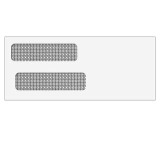 Double Window Envelope (Self Seal) 3 5/8 x 8 5/8 - 500/Box