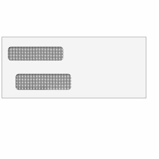 Double Window Envelope (Self Seal) 3 7/8 x 9 1/8